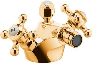 Смеситель для биде Kludi 1926 позолоченный 512114520